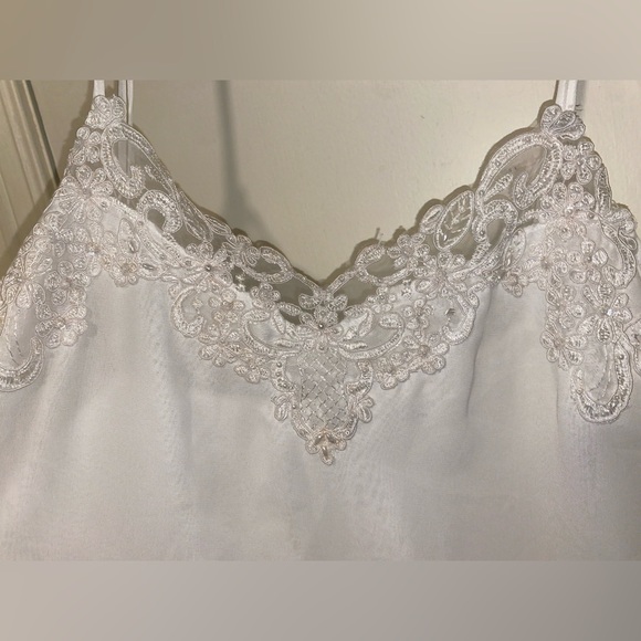 Vintage White Cato’s Slip Dress - Picture 1 of 5
